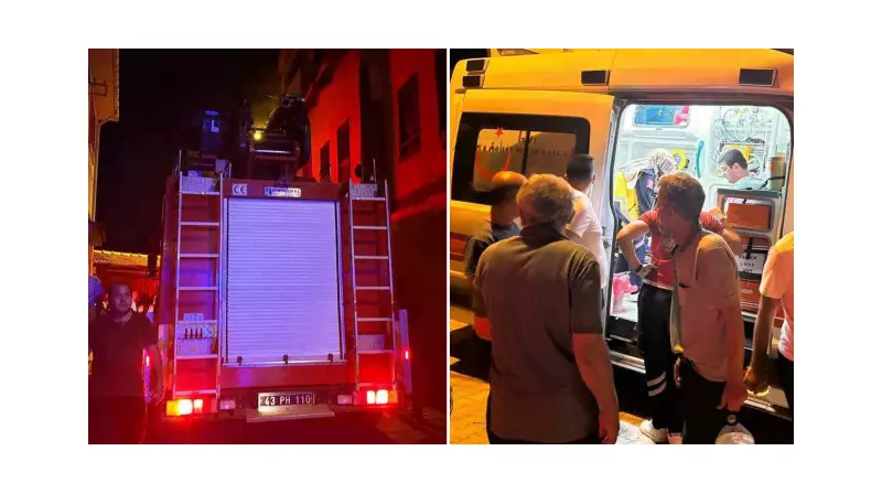 Mutfakta Çıkan Yangın Panik Yarattı: İtfaiye Ekipleri Hızla Müdahale Etti!