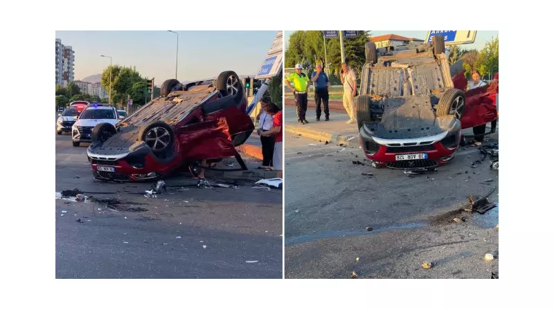Şok Eden Kaza! Araçlar Adeta Parçalandı, 2 Yaralı - Detaylar Burada