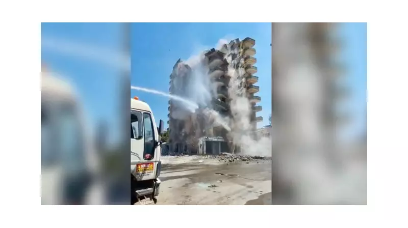 Osmaniye'de Orta Hasarlı Yüksek Katlı Bina Yıkıldı: İşte Detaylar!