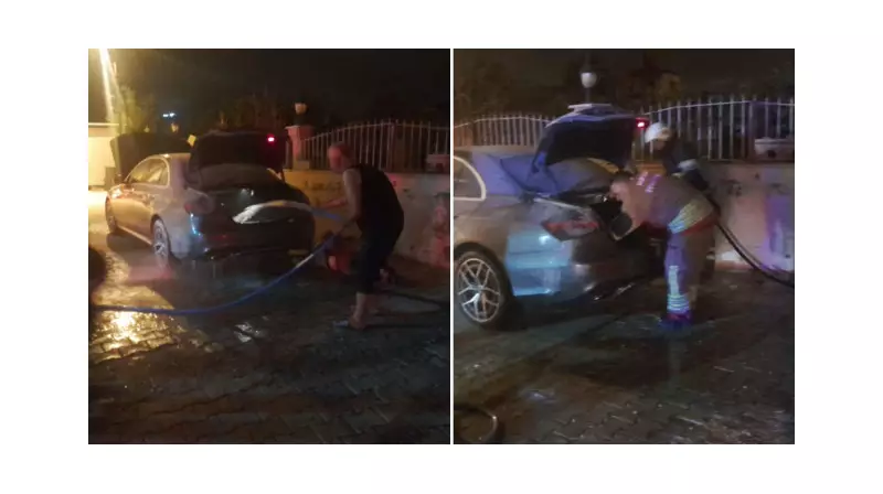 Park Halindeki Araç Korkunç Bir Şekilde Kundaklandı: Kullanılmaz Hale Geldi!