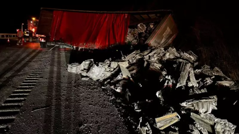 Samsun-Ankara Karayolu'nda Tır Faciası: Ulaşım Felç Oldu!