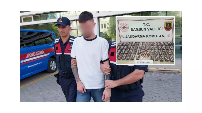 Samsun'da Genç Yaşta Uyuşturucu Operasyonu: 17 Yaşındaki Şüpheliye 100 Kutu Ele Geçirildi!