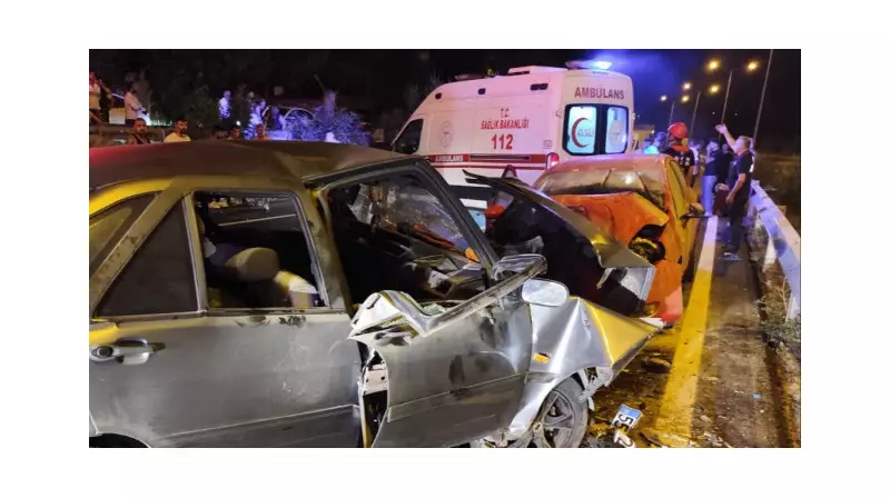 Samsun'da İki Araç Kafa Kafaya Çarpıştı: 8 Yaralı, Durum Ciddi!
