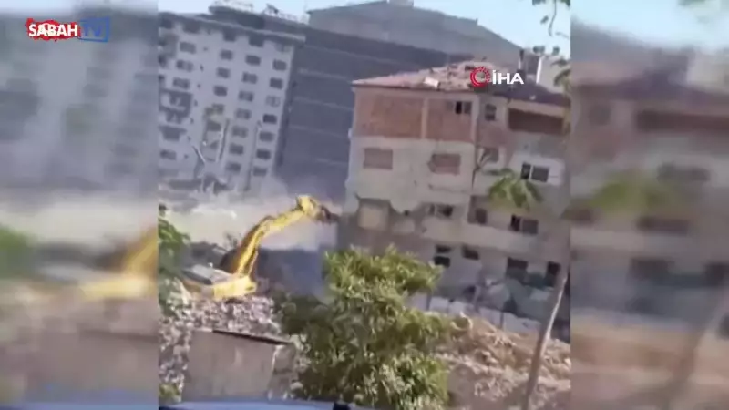 Saniyeler İçinde Yıkılan Binadan Mucizevi Kurtuluş! Görenler Donakaldı