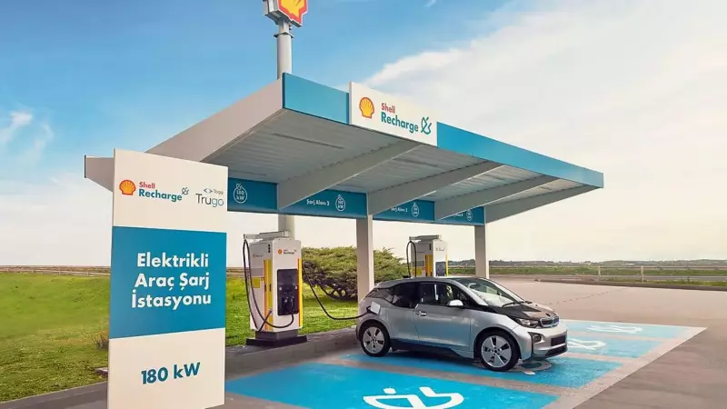 Shell & Turcas'tan Elektrikli Araç Şarjında Dev Hamle: 10 Bin Nokta Hedefi!