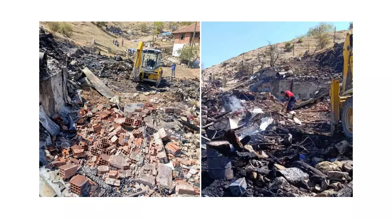 Sinop'ta Yayla Yangını: 2 Ev ve 2 Ahır Küle Döndü, 1 İnek Hayatını Kaybetti