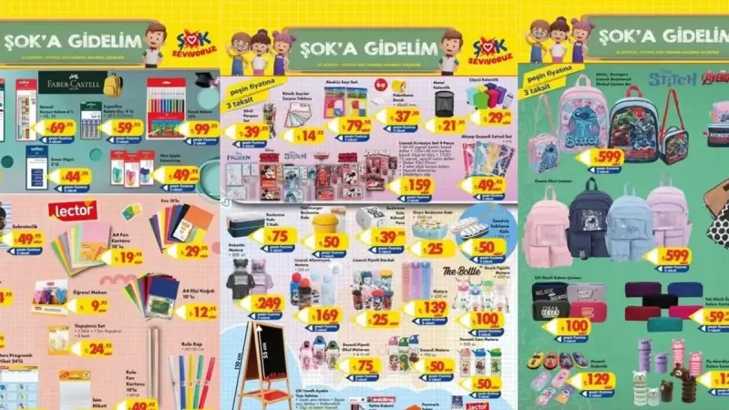 Sok Aktuel 2025 Kırtasiye Kataloğu: Okul Alışverişinde Fırsatlar Yağacak!