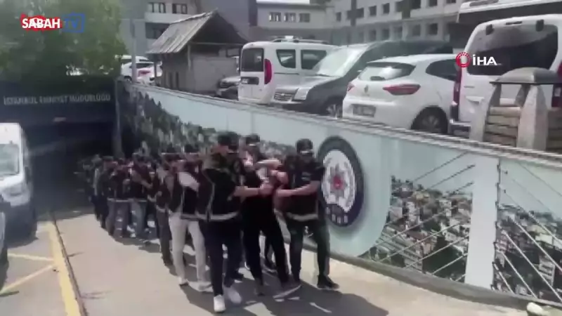 İstanbul'da Büyük Operasyon: 18 Şüpheli Gözaltında! Suç Örgütü Çökertildi