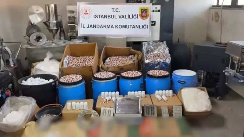 İstanbul'da Narkotik Operasyonu: Uyuşturucu İmalathanesi Çökertildi!