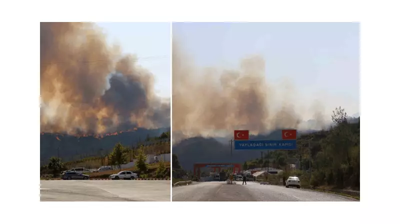 Suriye'deki Dev Yangın Türkiye'ye Sıçradı: Alevler Sınırı Aştı!