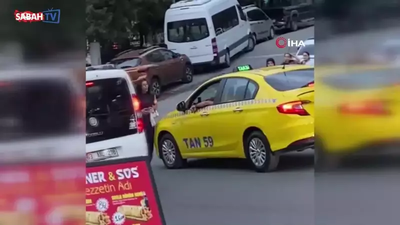 Taksi Şoförü Kızı Yumrukla Bayılttı ve Kaçtı: İstanbul'da Şok Eden Olay!