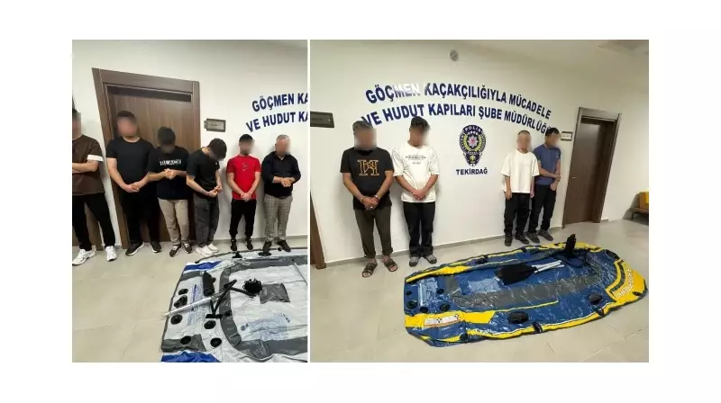 Tekirdağ'da Kaçak Göç Operasyonu: 15 Göçmen ve 2 Organizatör Ele Geçirildi!