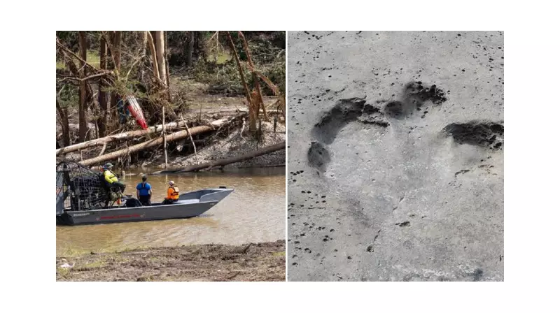 Teksas'taki Sel Felaketi 110 Milyon Yıllık Dinozor Ayak İzlerini Ortaya Çıkardı!