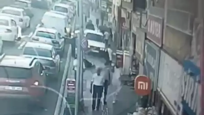 Ters Yönde ve Kaldırımda Giden Sürücü Ehliyetini Kaybetti!