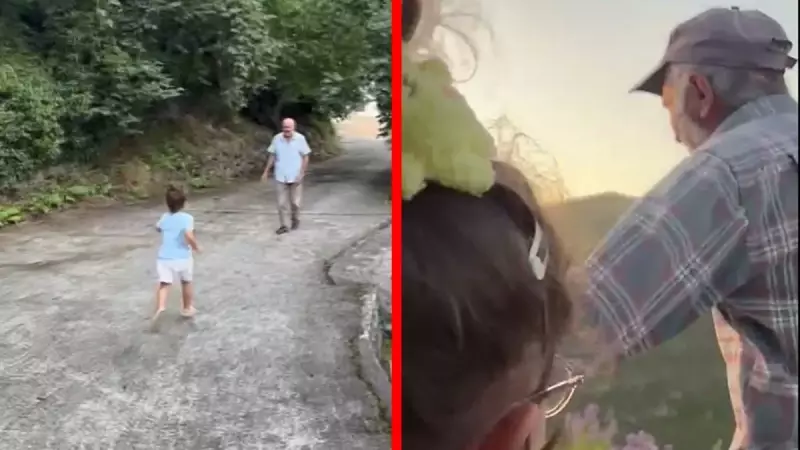 Trabzon'da Gözyaşlarına Boğan Buluşma: Dede ile Torun Yaylada Yeniden Kavuştu!