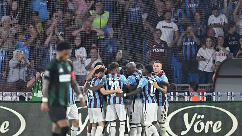 Trabzonspor'un Yıldızına Muhteşem Övgü! Kocaelispor Maçı Sonrası Sahada Adeta Dans Etti