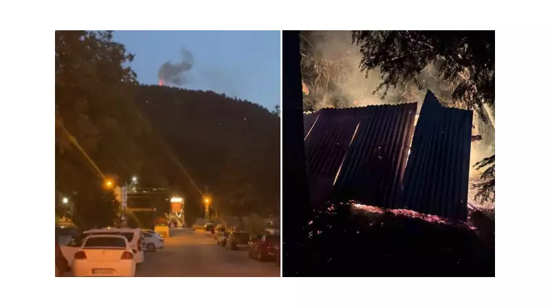 Türbe Çevresinde Çıkan Yangın Ormanlık Alana Sıçradı: İtfaiye Seferber Oldu!