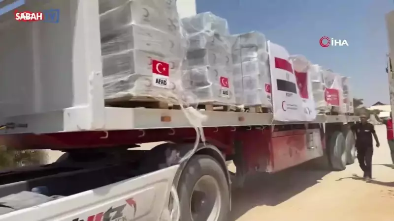 Türk Kızılay'ından Gazze'ye Devasa Yardım: 3 Bin Ton Gıda ve 165 Tır Umut