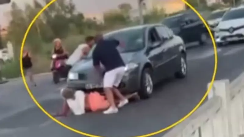 Turist Kadına Yönelik Şok Edici Saldırı: Araçla Ezme Girişimi!