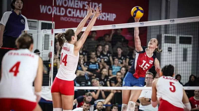 U21 Kadın Voleybol Milli Takımı, Çekya'ya Karşı Zorlu Mücadelede Mağlup Oldu!