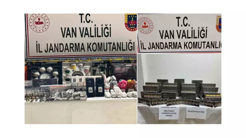 Van'da Gümrük Kaçakçılığı Operasyonu: 2 Gözaltı, 1 Milyon Liralık Ele Geçirilen Mallar