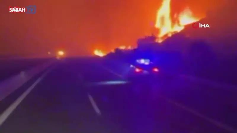 Yunanistan'da Alevler Kontrolden Çıktı: Yerleşim Yerleri Tehdit Altında!