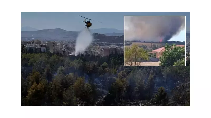Yunanistan'da Alevler Yerleşim Yerlerini Tehdit Ediyor: Tahliyeler Başladı!
