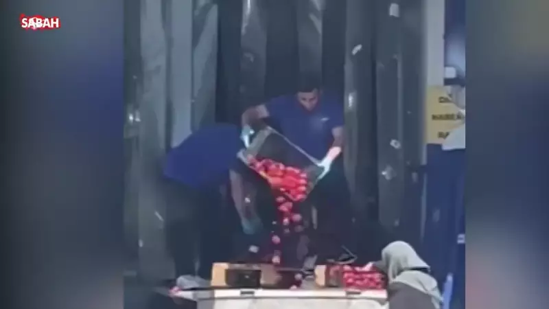 Zincir Market Skandalı: Kasalarca Domates Çöpe Atılırken Görüntülendi! Tepkiler Çığ Gibi Büyüyor