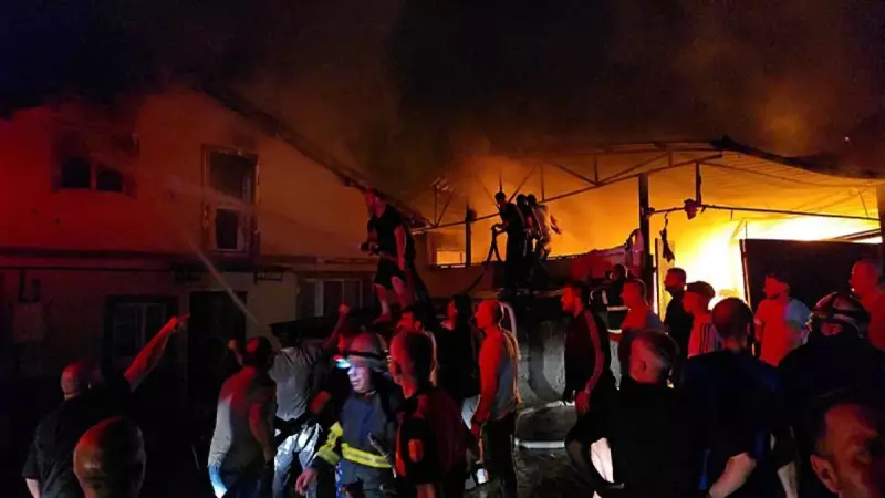 Zonguldak'ta Geceyi Alevlere Boğan Yangın: 4 Ev Kullanılamaz Hale Geldi!