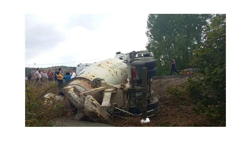 Zonguldak'ta Korkunç Kaza: Beton Mikseri Otomobile Çarptı, Sürücü Hayatını Kaybetti!