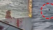 Feribottaki Dehşet Anları: Genç Kadın Kendini Aniden Denize Bıraktı!