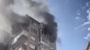 Kadıköy'de 11 Katlı Binada Çıkan Yangın Korku Dolu Anlar Yaşattı! Tüm Ekipler Alarmda