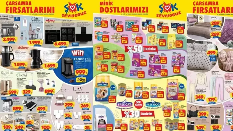 24-30 Eylül'de Evinizi Şenlendirecek Fırsatlar! Hamur Yoğurma Makinesi, Blender Seti ve Daha Fazlası