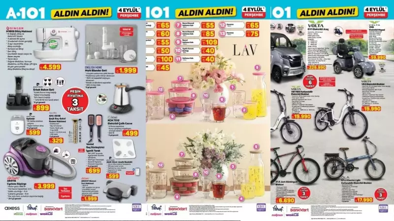 A101'de Bu Hafta Fırsat Geçidi! 4 Eylül İndirim Kataloğunda Neler Var?