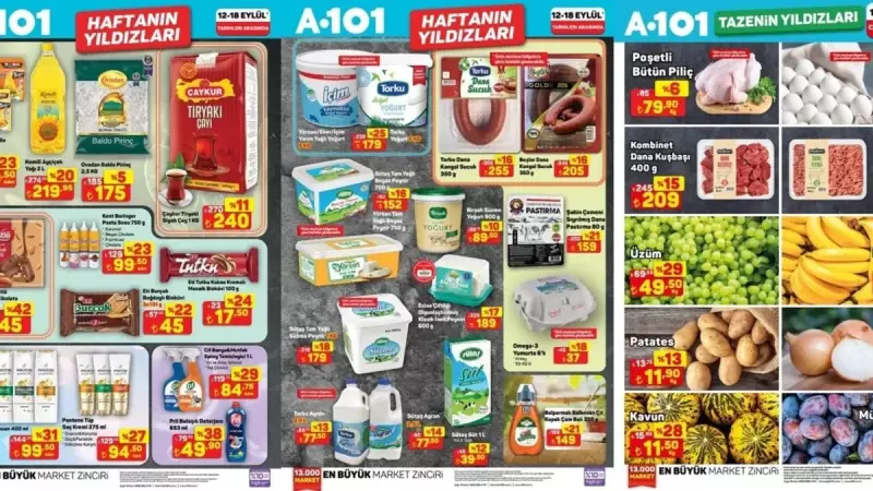 A101'de Bu Hafta Kırmızı Alarm! Et, Peynir, Yağ Fiyatları İçin Fırsat Geçidi Başladı