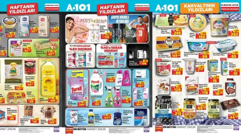 A101'de Fırtına Gibi Gelecek İndirimler! Yoğurt, Peynir ve Deterjanda Dev Fırsatlar