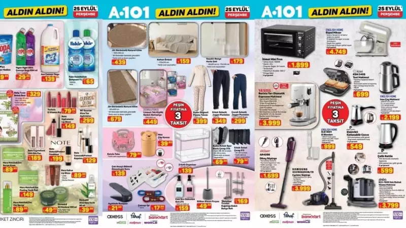 A101'den Ev Temizliğinde Devrim: Halı ve Koltuk Yıkama Makinesi Yarına Özel!