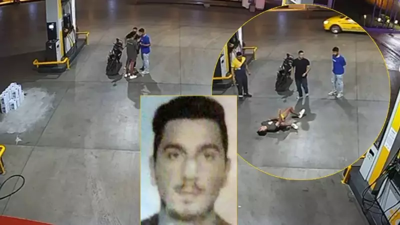 Adana'da Akaryakıt İstasyonunda Tek Yumrukla Deviren Anlar: Güvenlik Kamerasıyla Yakalandı!