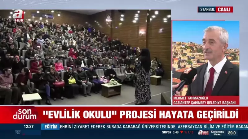 Şahinbey'de Evlilik Okulu Projesi Başladı: 10 Yıllık Çiftlere Nakdi Destek Geliyor!