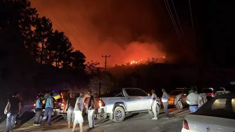 Alanya Orman Yangınına Havadan Müdahale: Helikopterler ve Uçaklar Seferber Oldu!