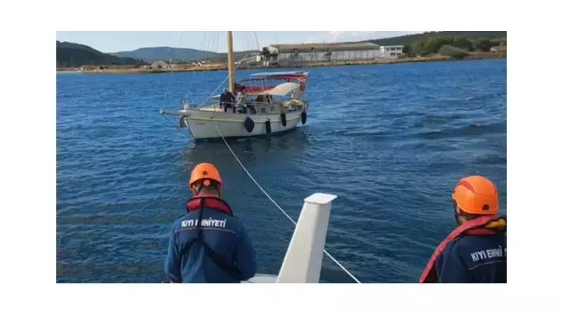 Çanakkale'de Fırtınanın Ortasında Sürüklenen Tekne, Sahil Güvenlik'in Çabasıyla Kurtarıldı!