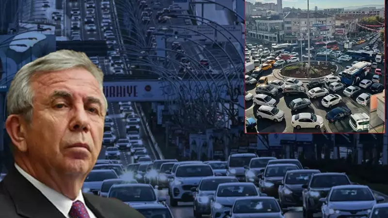 Ankara'da Trafik Felç Oldu: Mansur Yavaş'ın Planı Çöktü, Vatandaşlar Eve Yürümek Zorunda Kaldı!