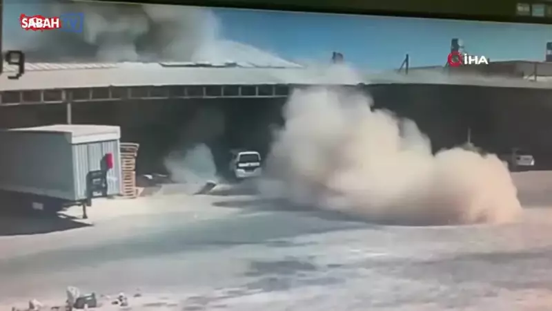 Antalya'da Toptancı Halinde Korkunç Patlama: Anlar Kamerada!