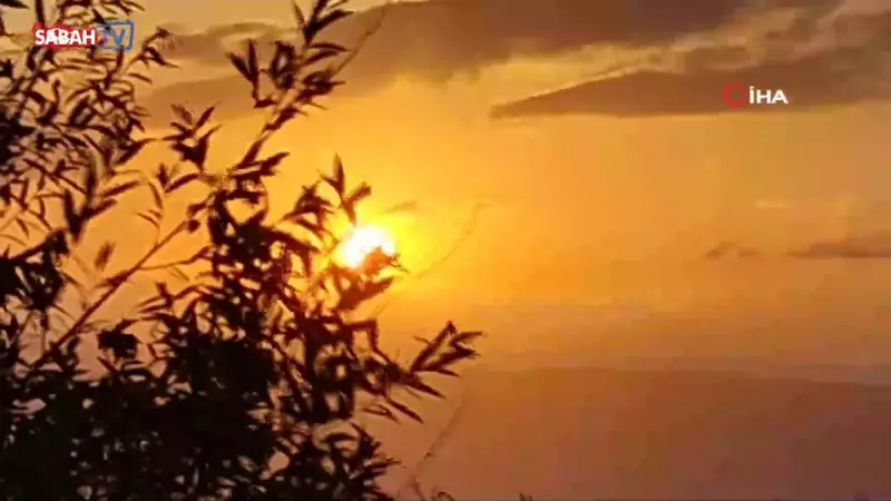 Ardahan'da Büyüleyici Gün Doğumu: Sanki Tablo Gibi! İşte O Anlardan Kareler