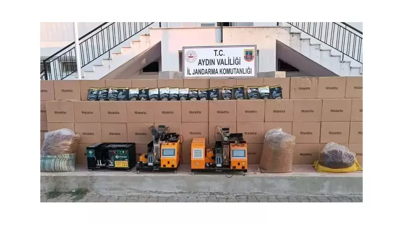 Aydın'da Dev Operasyon! 12 Milyon TL Değerinde Kaçak Tütün ve Makarna Ele Geçirildi
