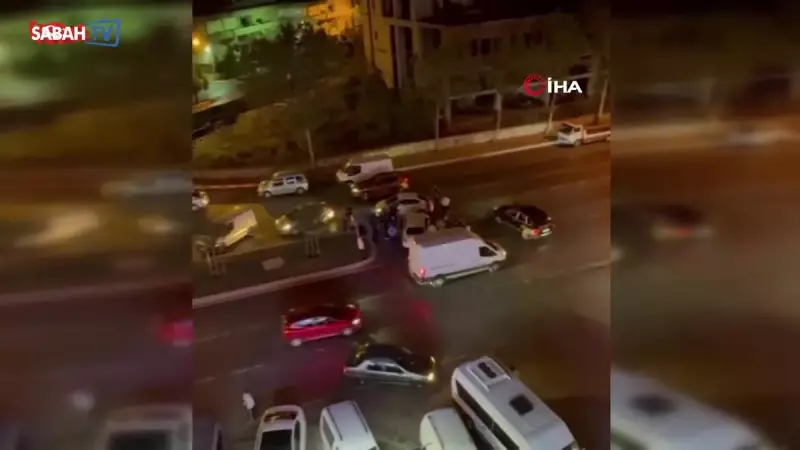 Başakşehir'de Trafik Kavgası Dehşete Dönüştü: Kaçan Sürücüyü Kovalamaca!