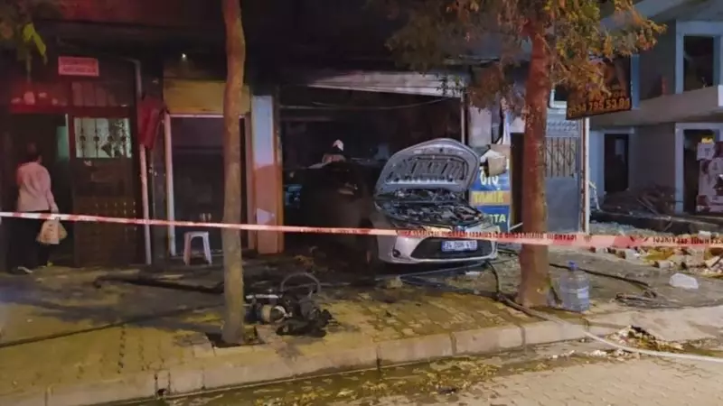 Bahçelievler'deki Oto Tamirhanesinde Çıkan Yangın Korku Dolu Anlar Yaşattı!