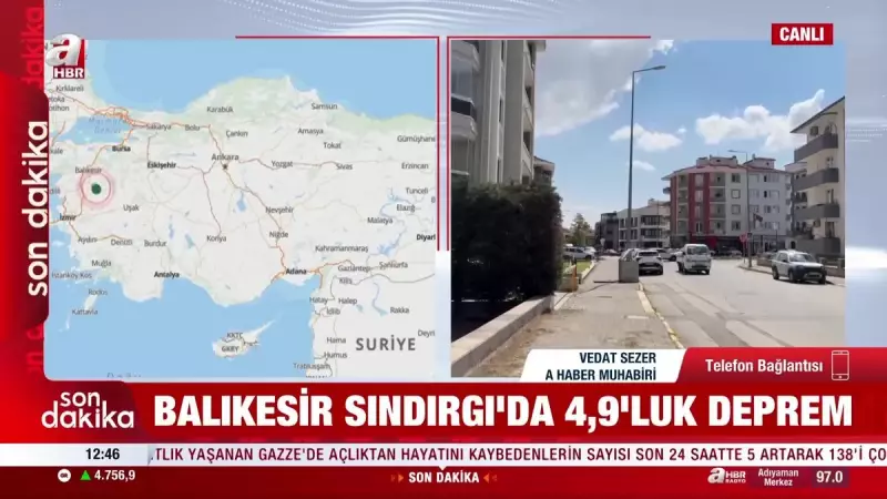 Balıkesir'i Sarsan Deprem İkilisi: 6 Dakika Arayla Artçı Şok!