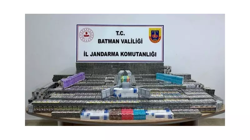 Batman'da Tarihi Kaçak Sigara Operasyonu! 2 Milyon Liralık Sevkiyat Ele Geçirildi