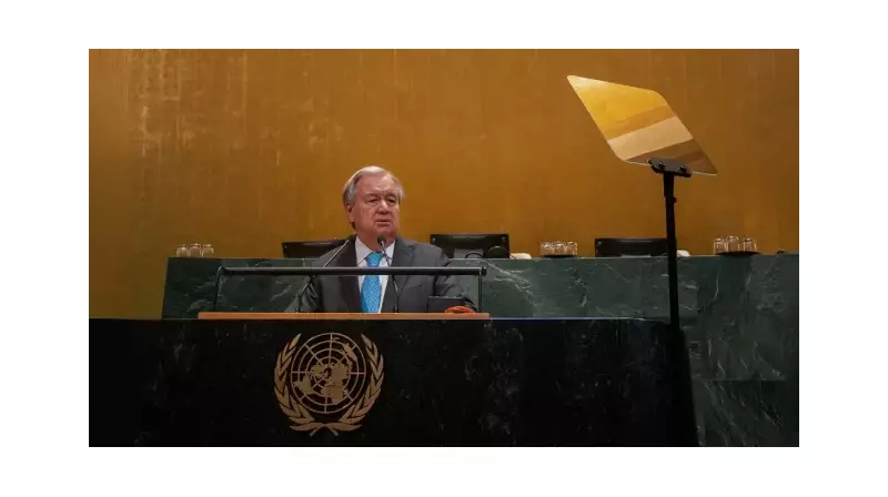 BM Liderinden Çarpıcı Açıklama: Filistin Devleti Bir 'Hak', Ödül Değil!